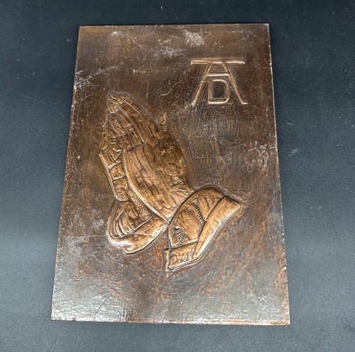 Vintage copper relief - copper,