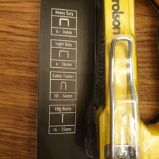 ROLSON HEAVY DUTY STAPLE GUN 4 IN 1 STAPLES , NAILS, CABLE TACKER