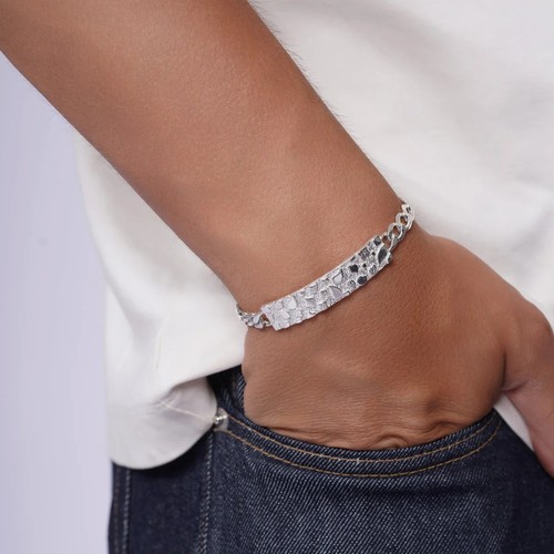 925 sterling silver curb - 925,