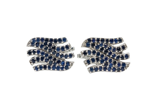 Designer sapphire cufflinks - designer,