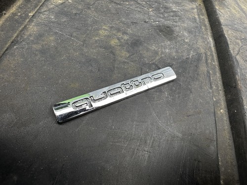 Geniune audi quattro badge - geniune,