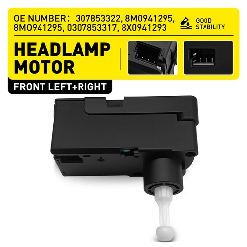 Black front headlight - black,