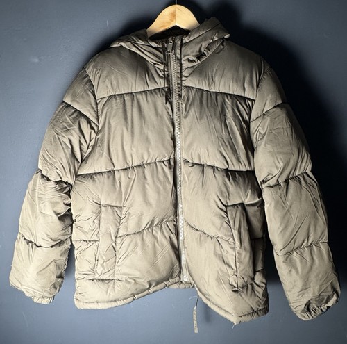 Khaki puffer jacket - khaki,