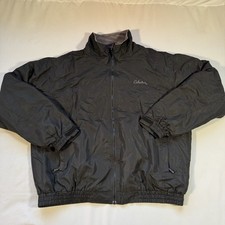 Cabela’s Outdoor Windbreaker Light Jacket Coat Black Mens Size XL Tall