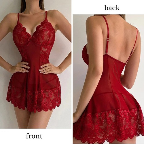 Womens sexy lace nightdress - sexy,