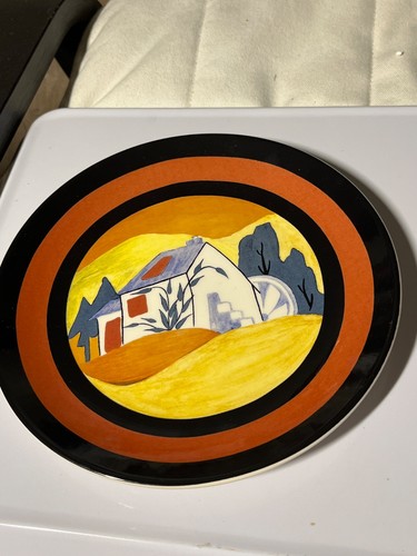 Clarice cliff applique plate - clarice,