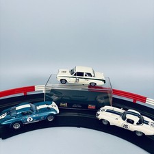 REVELL SCALEXTRIC SLOT CARS X3 CORVETTE GRAND SPORT LOTUS CORTINA JAGUAR  E TYPE