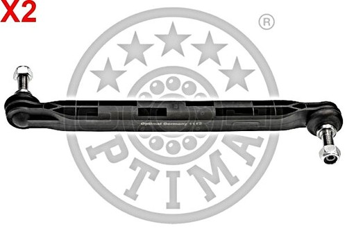 Front plastic stabiliser - front,