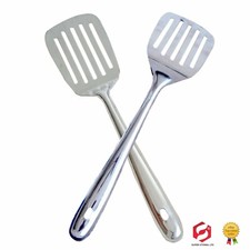 2x Stainless Steel Burger/Fish