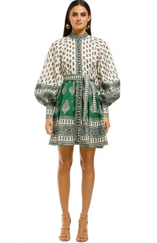 Zimmermann amari mini dress - zimmermann,