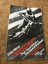 SPEEDWAY PROGRAMME - International Tournament Final Wembley 14 July 1973