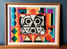 Vintage Framed Auguste Herbin