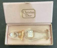 Vintage 1950s Christian Dior Diorissimo Mini Perfume Scent Bottle Original Box