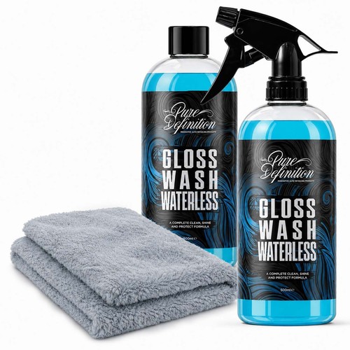 Car waterless wash - &, wax