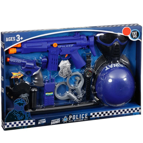 Police city defender role - police, play
