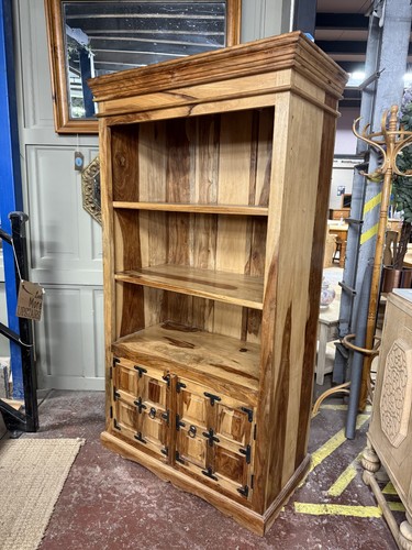 Mango wood bookcase - wood,