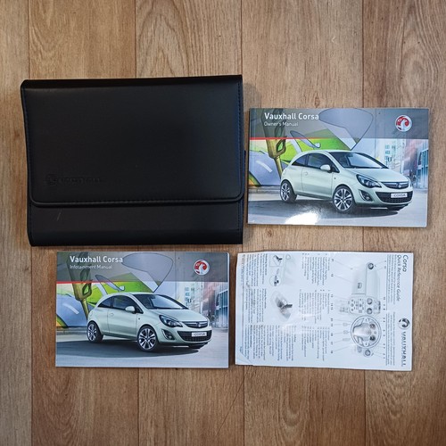 Vauxhall corsa owners manual - owners,