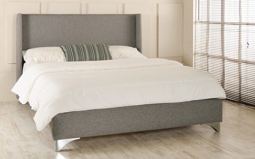 Skara wing upholstered bed - skara,