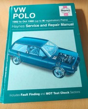 Volkswagen Polo Classic Haynes Car Manual for Do it yourself  