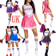 UK Women Dance Outfit Basketball Dresses Schoolgirl Dress With Socks Musical Bar