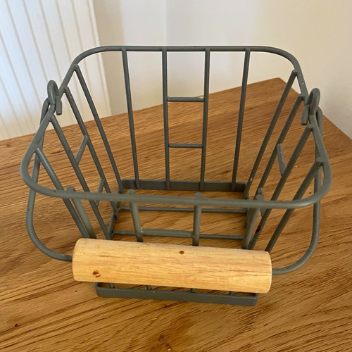 Grey metal wire storage - grey,