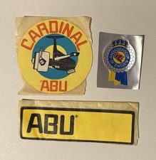 ABU Ambassadeur Cardinal Stickers Vintage
