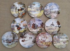 ROYAL WORCESTER - THELWELL’S PONIES - SELECTION OF DANBURY MINT PLATES.