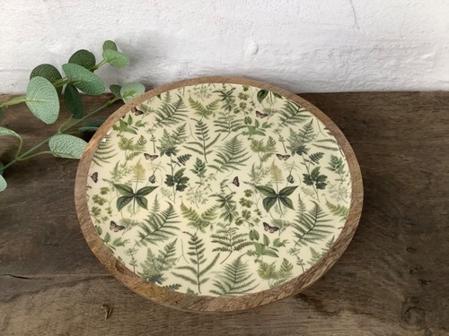 Wooden serving plate - wooden,