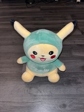Pikachu Plush Toy In A Green Outfit