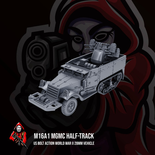 M16a1 mgmc half track bolt - us, half-track