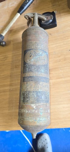 Pyrene brass fire extinguisher - pyrene,