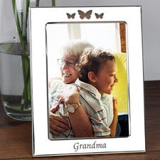 Silver 5x7 Grandma Photo Frame