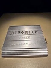  HIFONICS ZEUS Z4000 2x200 WATTS CAR AMPLIFIER (UNTESTED) 