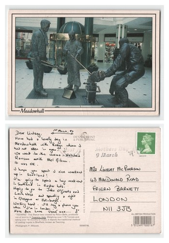 Postcard meadowhall shopping - -,
