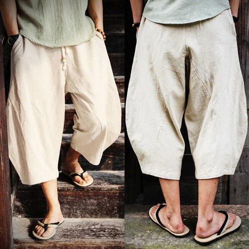 Mens casual cotton linen - casual,