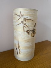 Vintage 60s 70s Retro Fibreglass Lampshade Butterflies