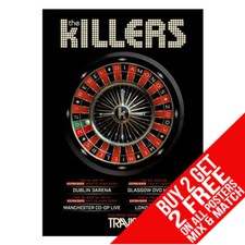 THE KILLERS BB6 2024 TOUR POSTER ART PRINT A4 A3 SIZE - BUY 2 GET ANY 2 FREE