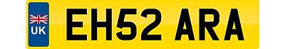 Zara private number plate - plate, eh52