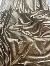 1 mtr antique gold velour