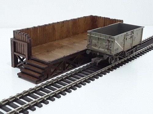 Laser cut gauge railway - cut, oo