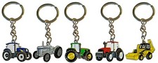 Farm Tractor Farming Agricultural Excavator Digger Plant Equipment Keyrings NEW