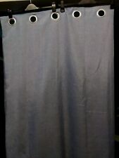Divante The Range Blue Eyelet Curtains - Size Approx. 66" x 72"