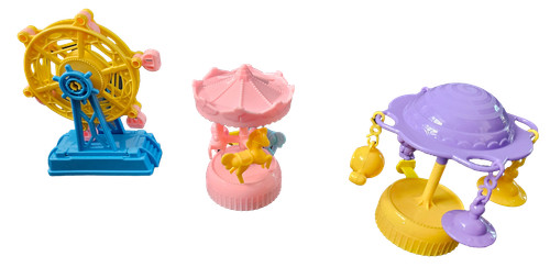 Plastic mini dolls - 6x,