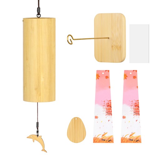 Bamboo wind chimes - bamboo, wooden