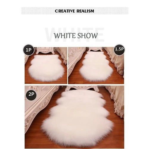 Large soft fluffy faux - soft, fur