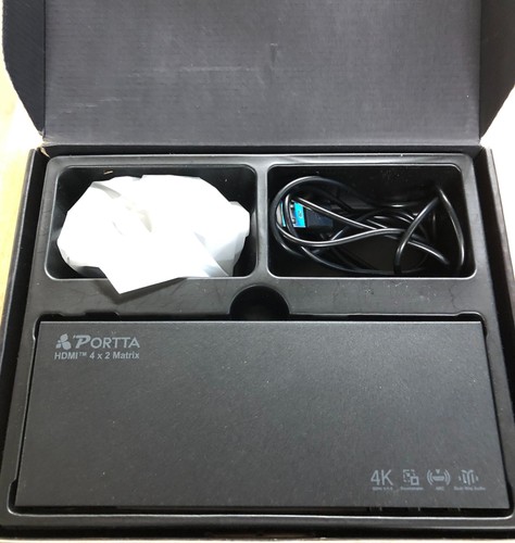 Portta hdmi matrix 4x2 at - matrix, 4k