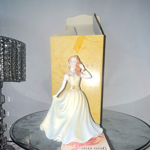 Coalport porcelain woman - coalport,