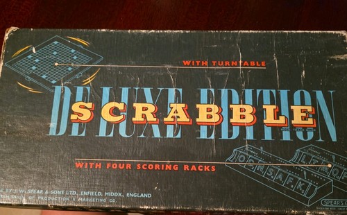 Scrabble deluxe edition - scrabble,