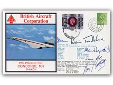 Multi-Signed Concorde Cover |