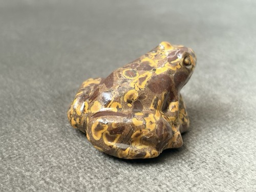 Natural fruit jasper frog - fruit,